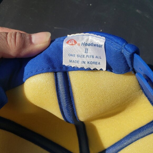 Vtg Blanchat Machine‎ 50tn Annv 1989 Blue Rope Snap Back Baseball Hat Cap - Picture 10 of 10